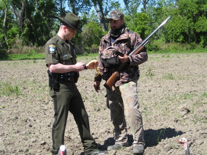 an Environmental Conservation Police Officer